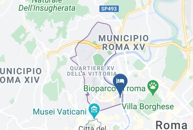 Rome - Hotel Donna Laura Palace Maps