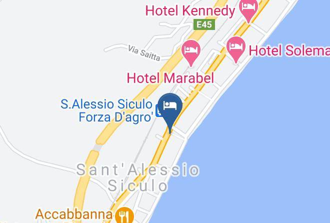Messina - Hotel Donna Rosa Maps