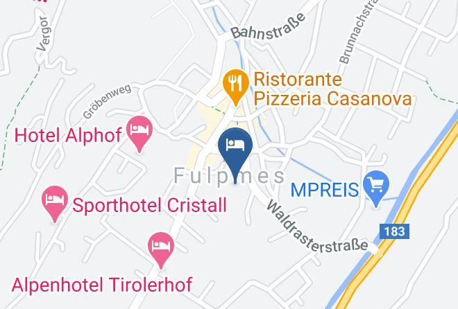 Innsbruck Land - Hotel Donnerhof Maps