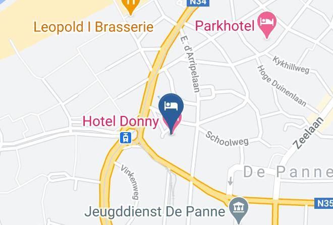 Hotel Donny Map