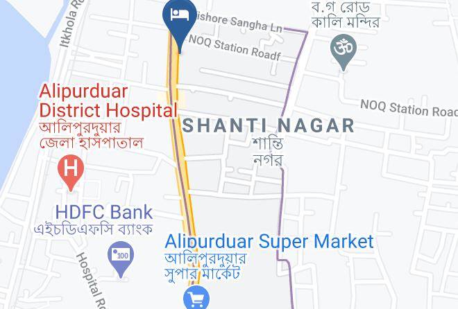 Alipur Duar - Hotel Dooars Mountain Maps