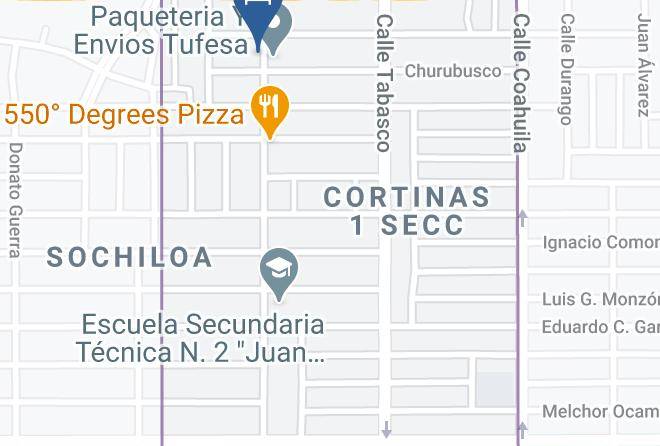 Cajeme - Hotel Dora Maps