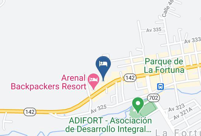 San Carlos - Hotel Dorado Arenal Hotsprings Maps