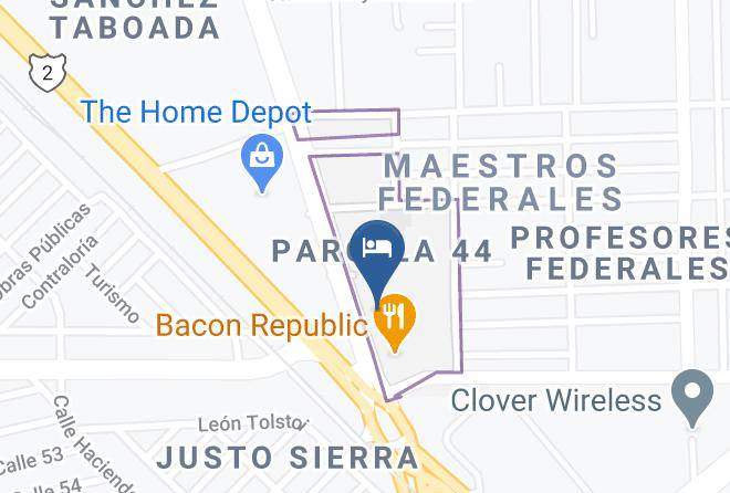 Mexicali - Hotel Dorado Diamante Maps