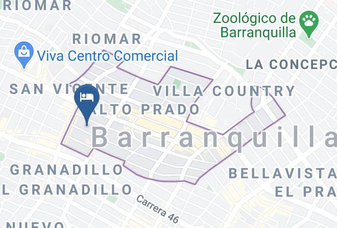 Barranquilla - Hotel Dorado Plaza Alto Prado Maps