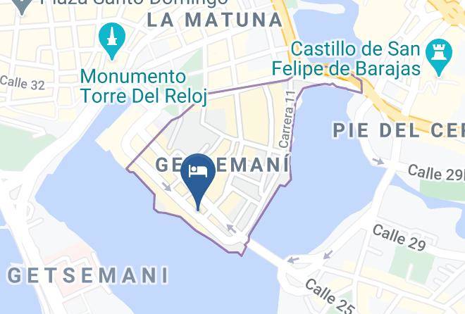 Cartagena De Indias - Hotel Dorado Plaza Calle Del Arsenal Maps