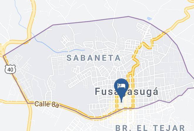 Fusagasuga - Hotel Dorado Real Maps