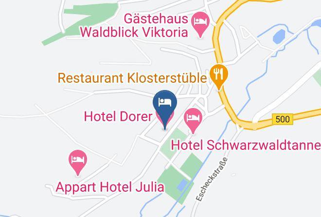 Schwarzwald Baar Kreis - Hotel Dorer Maps