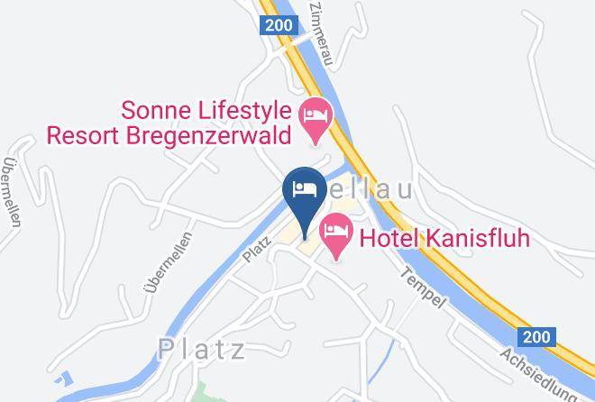 Bregenz - Hotel Dorfgasthof Adler Mellau Maps