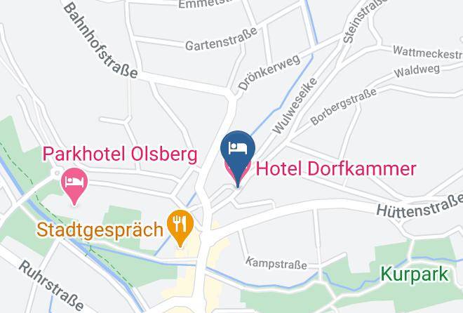 Hochsauerlandkreis - Hotel Dorfkammer Maps