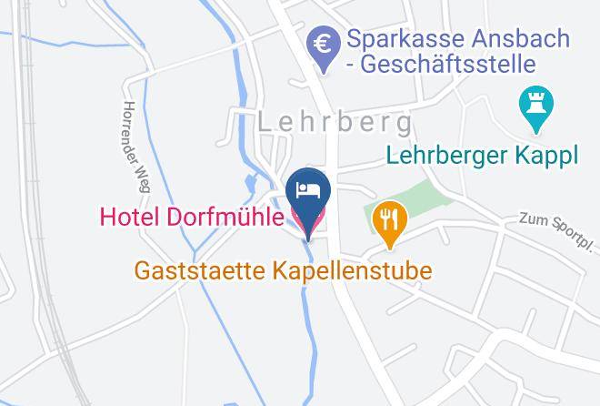 Ansbach - Hotel Dorfmuhle Maps