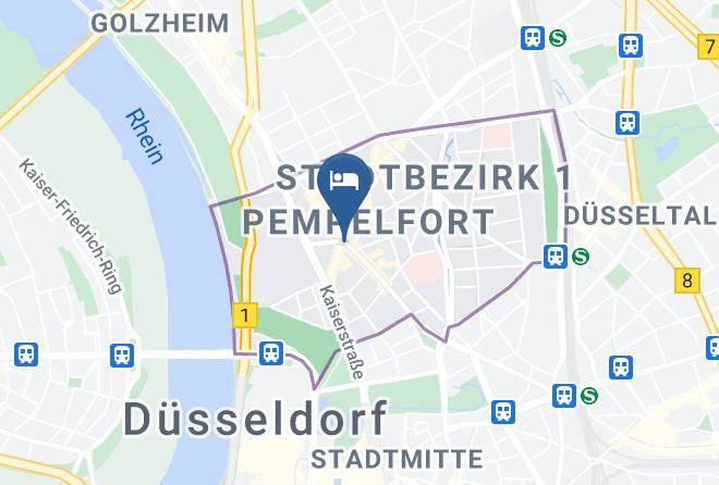 Dusseldorf - Hotel Doria Maps