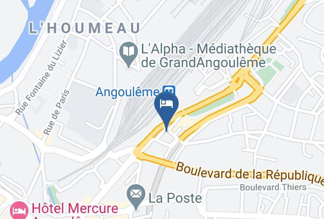 Charente - Hotel Dorleans Angouleme Maps