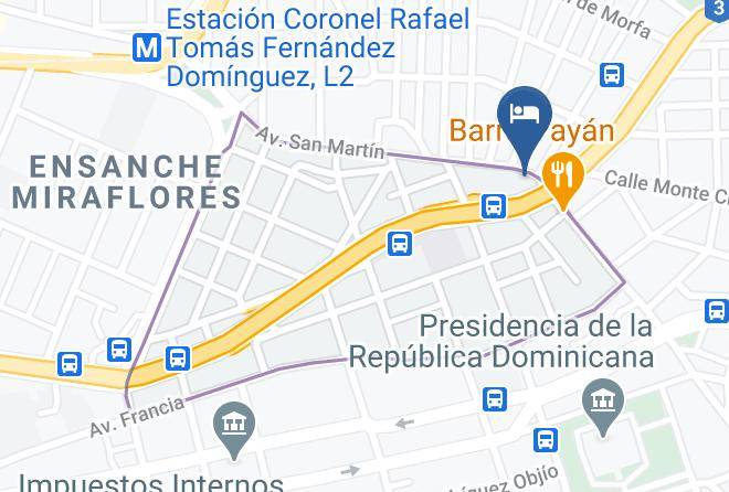 Santo Domingo De Guzman - Hotel Dormitorios Del Sur Maps