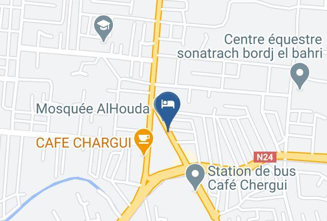 Algeria - Hotel Dortoir Dar Essalem Maps