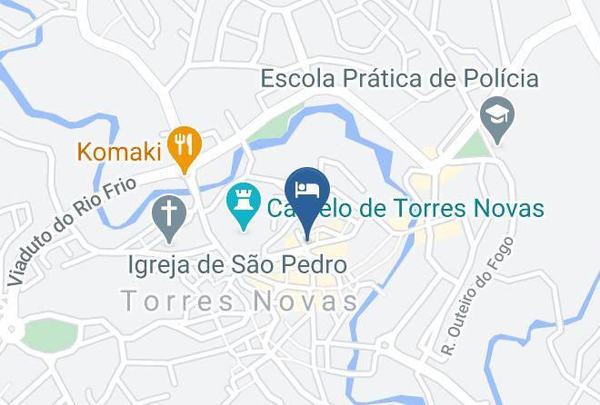 Torres Novas - Hotel Dos Cavaleiros Maps