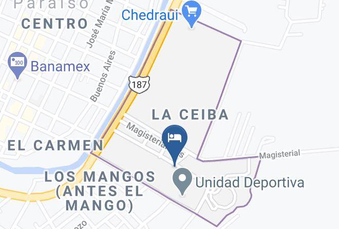 Paraiso - Hotel Dos Ceibas Suites Maps