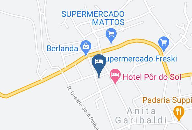 Anita Garibaldi - Hotel Dos Lagos Maps