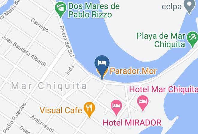 Mar Chiquita - Hotel Dos Mares Maps
