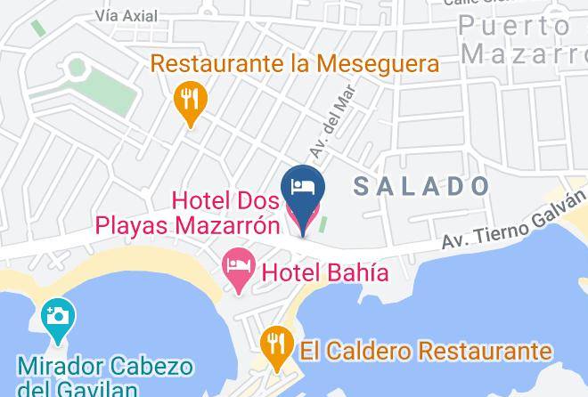 Murcia - Hotel Dos Playas Mazarron Maps