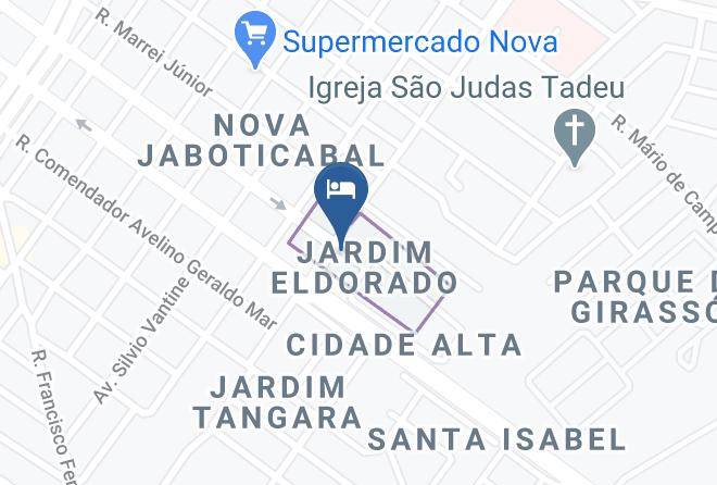 Jaboticabal - Hotel Dos Viajantes De Jaboticabal Maps