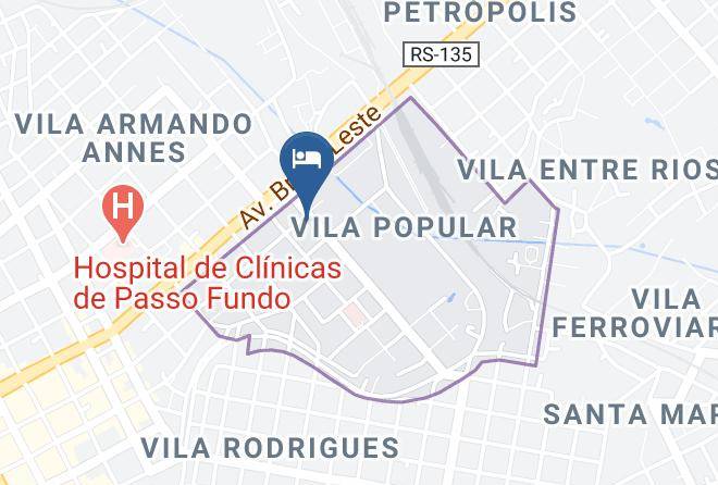 Passo Fundo - Hotel Dos Viajantes Maps
