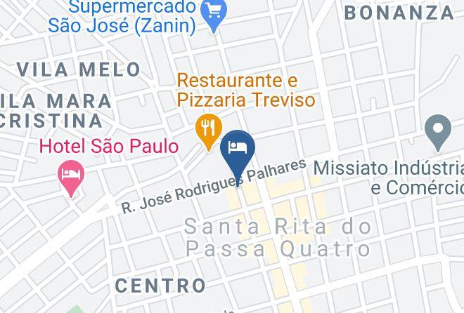 Santa Rita Do Passa Quatro - Hotel Dos Viajantes Maps