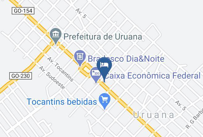 Uruana - Hotel Dos Viajantes Maps