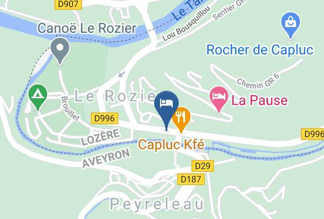 Lozere - Hotel Doussiere Maps