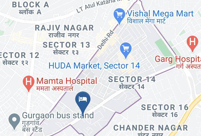 Gurgaon - Hotel Doves Inn Gurgaon Maps