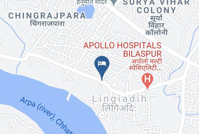 Bilaspur - Hotel Downtown Lite Maps