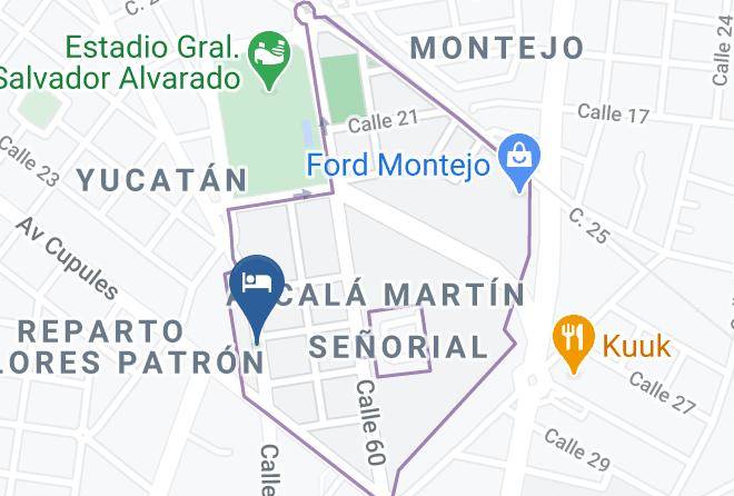 Merida - Hotel Downtown Merida Maps