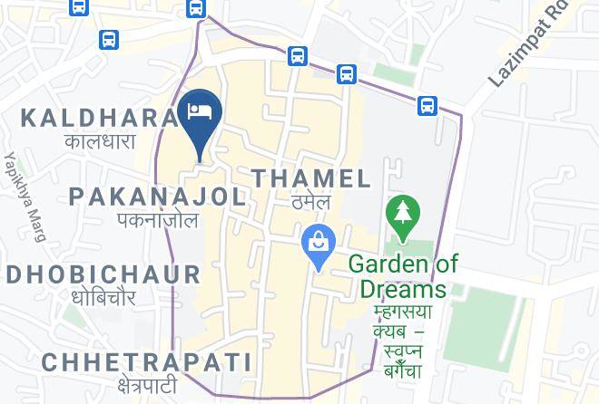 Kathmandu - Hotel Downtown Thamel Maps