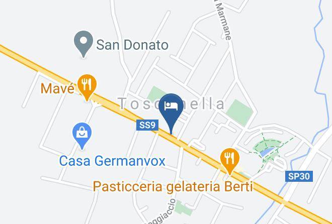 Bologna - Hotel Dozza Maps