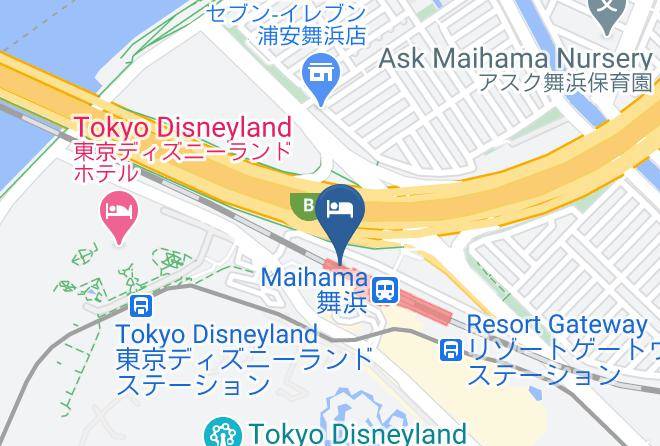 Urayasu City - Hotel Dream Gate Maihama Annex Maps