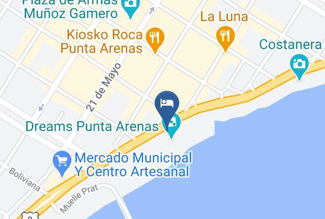 Magallanes Province - Hotel Dreams Punta Arenas Maps