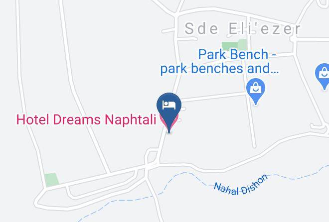Sde Eliezer - Hotel Dreams Naphtali Maps