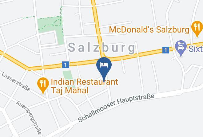 Salzburg - Hotel Drei Kreuz Maps