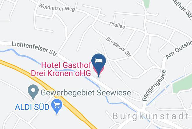 Lichtenfels - Hotel Gasthof Drei Kronen Ohg Maps