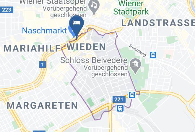 Vienna Wieden - Hotel Drei Kronen Wien City Maps