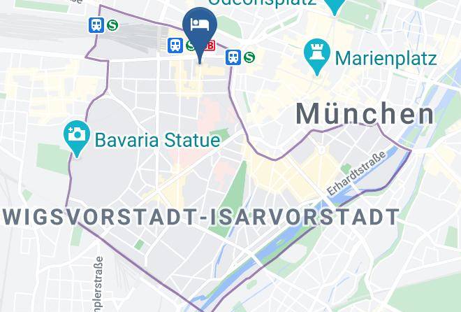 Munich District - Hotel Drei Lowen Maps