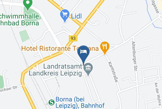 Leipzig - Hotel Drei Rosen Borna Maps