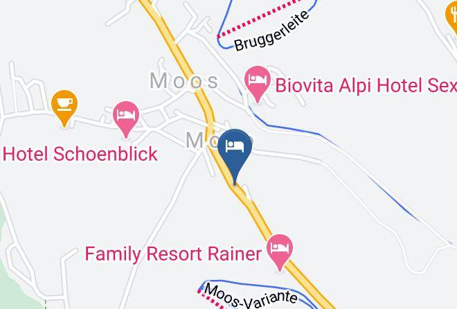 Hotel Drei Zinnen Map