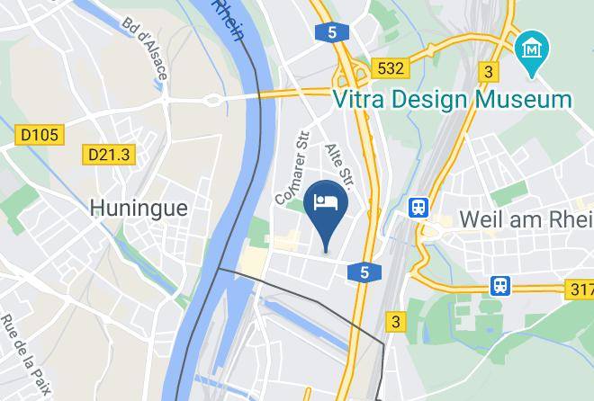 Lorrach - Hotel Dreilandereck Maps