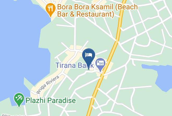 Saranda - Hotel Driloni Maps