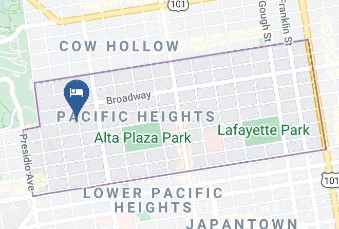 San Francisco - Hotel Drisco Pacific Heights Maps