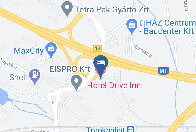 Torokbalint - Hotel Drive Inn Maps