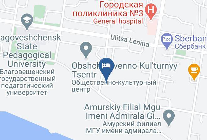 Hotel Druzhba Map