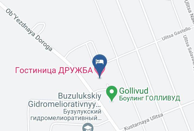 Buzuluk - Hotel Druzhba Maps