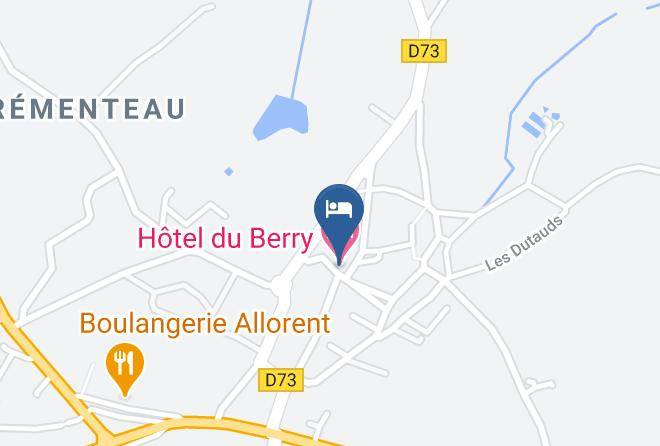 Indre - Hotel Du Berry Maps